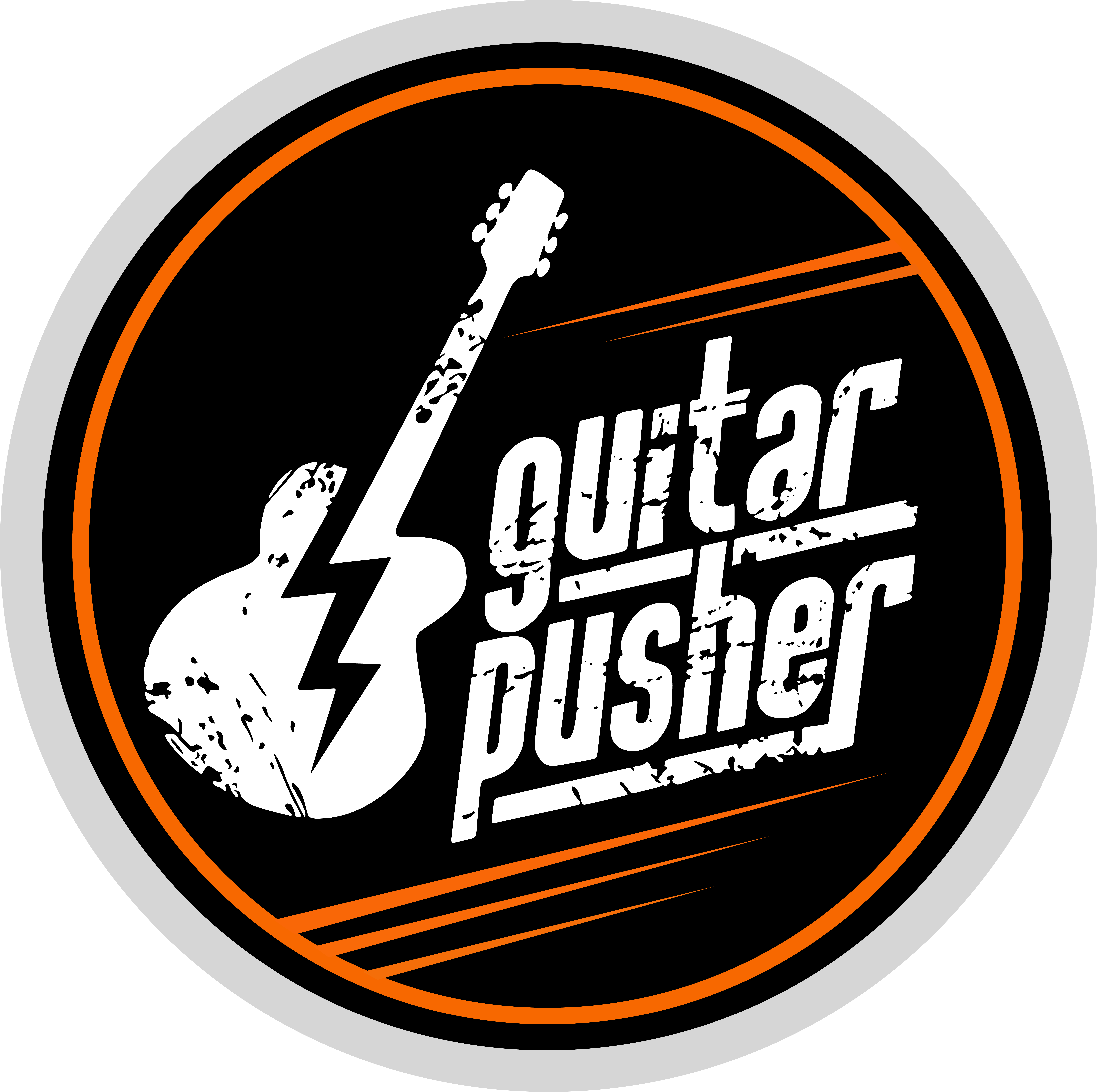 Guitar Pusher Logo Hi-res Guitar Pusher Logo Hi-res